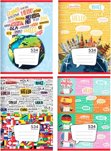 Cuaderno escolar A5 30 hojas rayado – vocabulario 8 mm