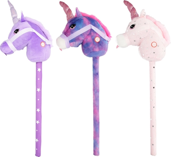 Unicornio con sonido sobre palo