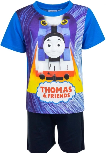 Pijama de verano para niño Tomás y sus amigos de algodón