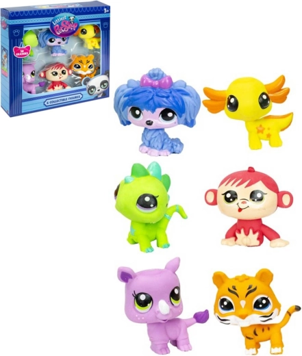 Littlest Pet Shop gomas de borrar – set de 6 animalitos