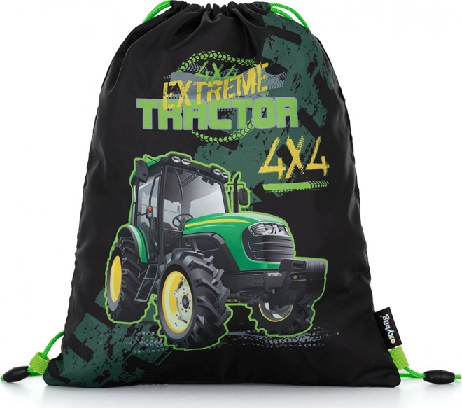 Bolsa para calzado de recambio con motivo de tractor