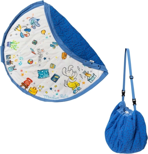 Play and Go Noomad soft manta de juego suave y saco para juguetes Puce & Pilou by Moulin Roty