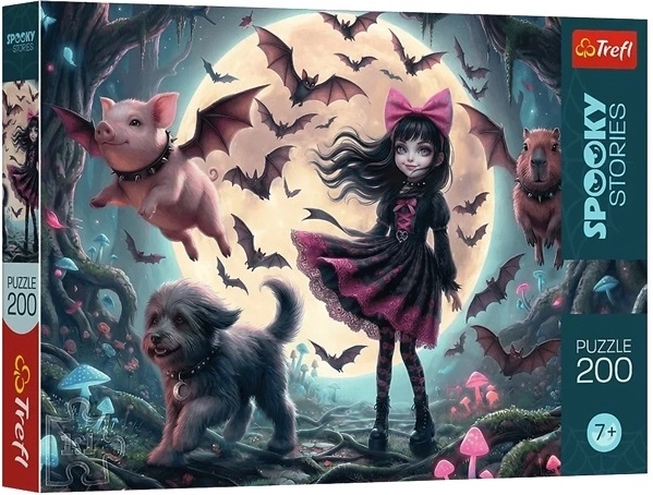 Puzzle Trefl Spooky Stories – Księżycowe historie 200 piezas