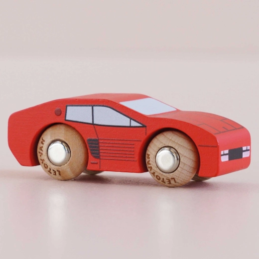 Le Toy Van coche de carreras de madera Marco