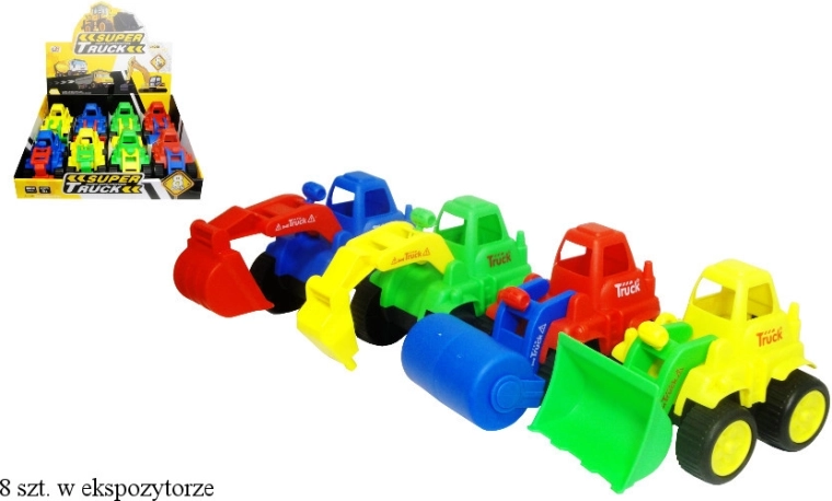 Máquina de construcción para niños – modelo de plástico con partes móviles