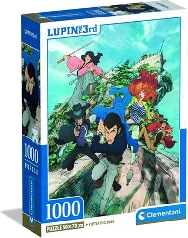 Puzzle Compact Lupin III de 1000 piezas