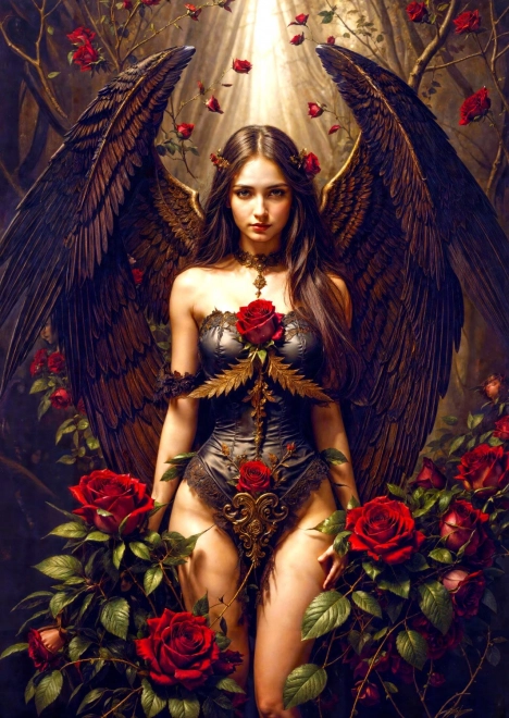 Puzle Ángel oscuro 1000 piezas