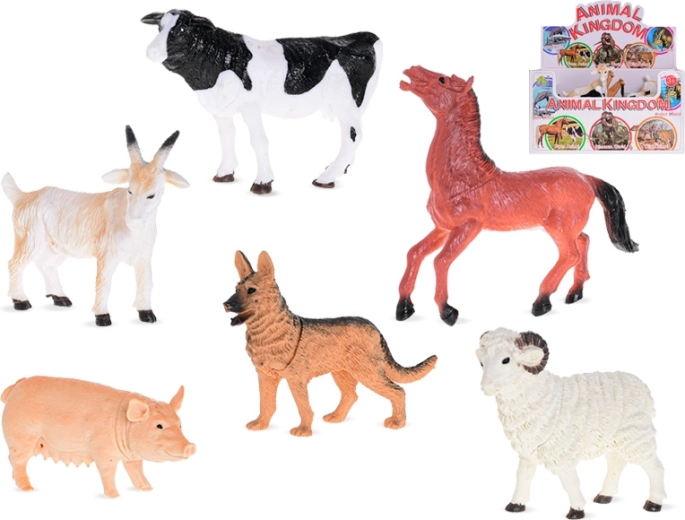 Figuras de plástico de animales de granja – set de 6 piezas