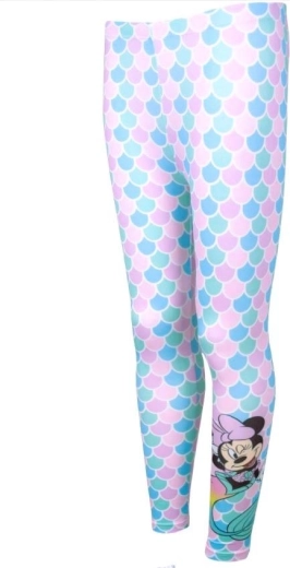 Leggings infantiles de Minnie Mouse con motivo de sirena