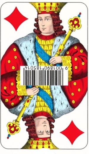 Pikety – naipes franceses de doble cara, 32 cartas