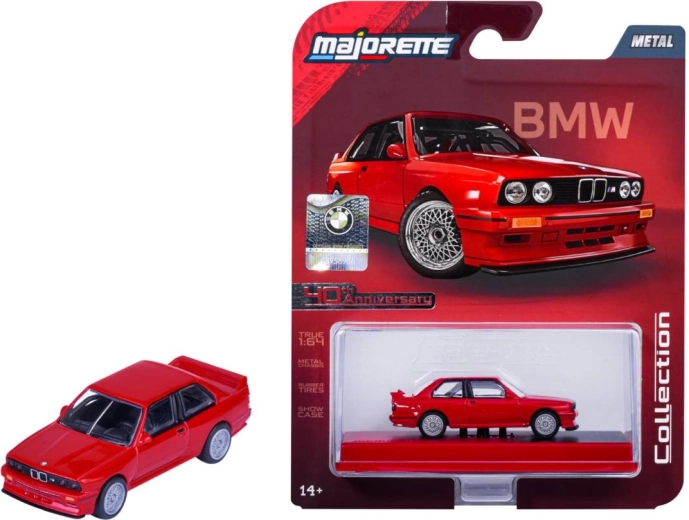 Modelo metálico coleccionable del BMW M3 de 1986 a escala 1:64