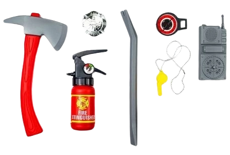 Set de bomberos para niños – 7 piezas