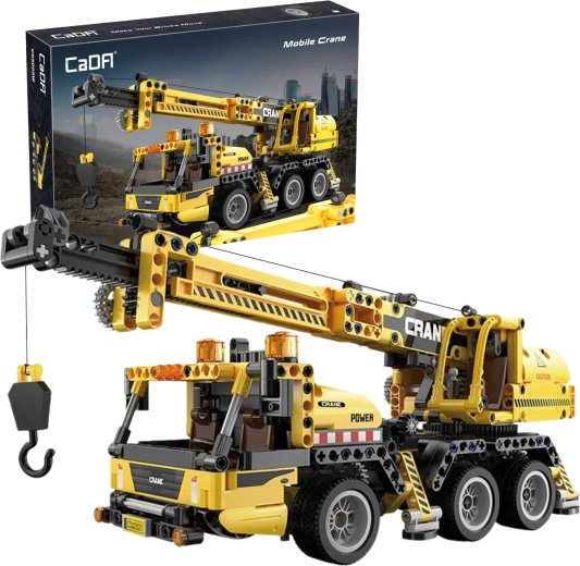 CaDA grúa móvil de construcción 658 piezas