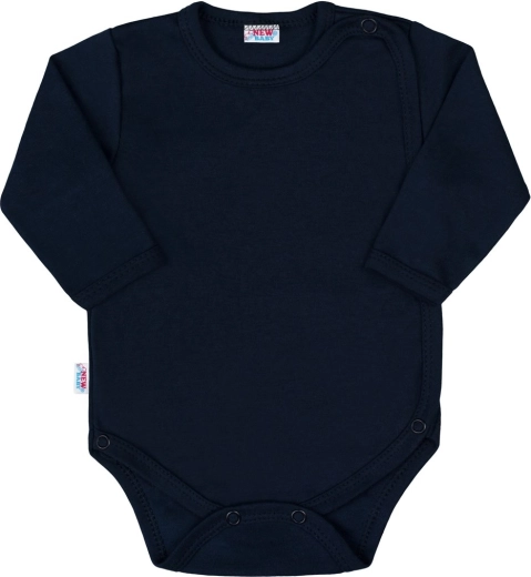 Body para bebé con apertura completa New Baby Classic II azul marino