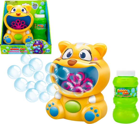 Bubble Fun máquina de burbujas gato con recarga de 118 ml