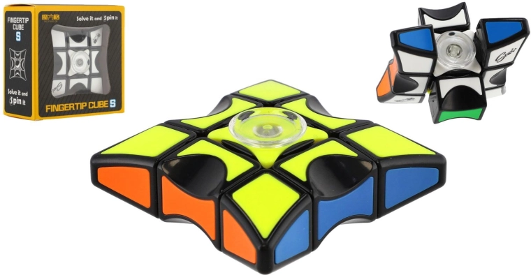 Rompecabezas spinner de plástico 6 × 6 cm en caja