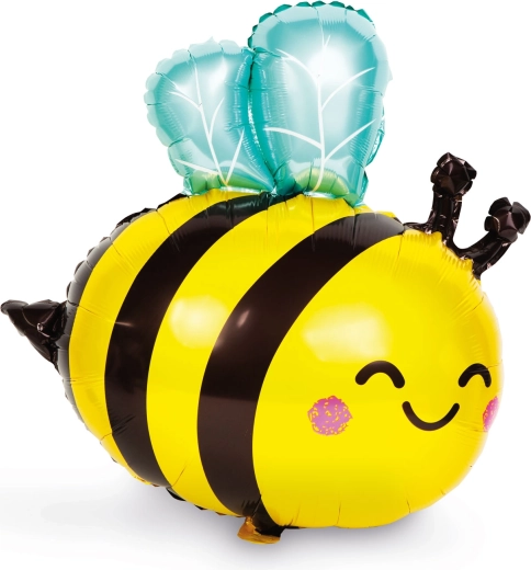 Globo de papel de aluminio con forma de abeja 65 × 81 cm