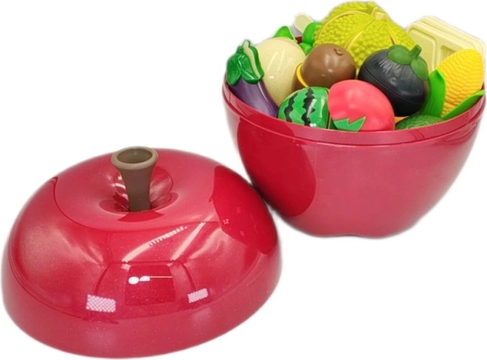 La manzana como caja y cuenco