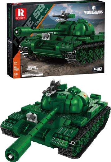 Kit de construcción del tanque Type 59 World of Tanks (748 piezas)