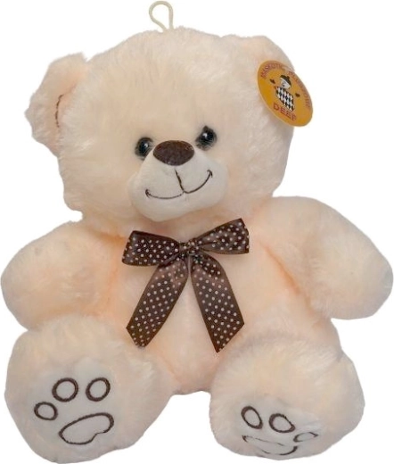 Osito de peluche color crema 28 cm