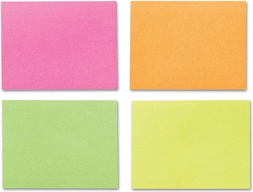 Cuatro colores neón llamativos para máxima visibilidad