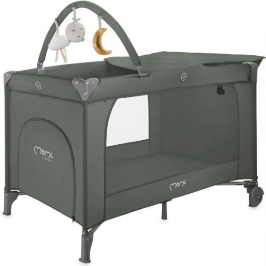 Cuna de viaje MoMi Belove Plus verde