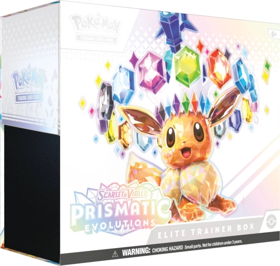 Pokémon TCG Prismatic Evolutions Elite Trainer Box con 9 sobres
