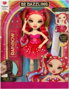 Rainbow High Be Dazzling muñeca de moda Vivienne Rouge – roja