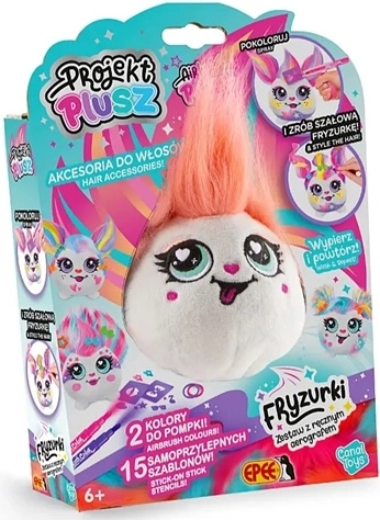 Iskierka de peluche con aerógrafo manual