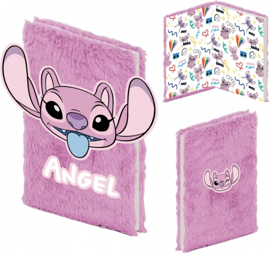 Cuaderno de anillas de peluche Lilo & Stitch – Angel