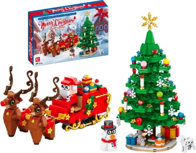 Calendario de Adviento Lele Brother: sueño navideño y arbolito (940 piezas)