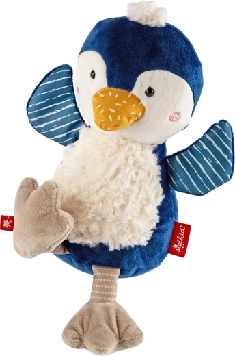 Sigikid primer peluche de apego pingüino 27 cm (patchwork)