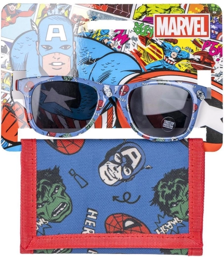 Set de gafas infantiles y monedero Avengers - 1 unidad