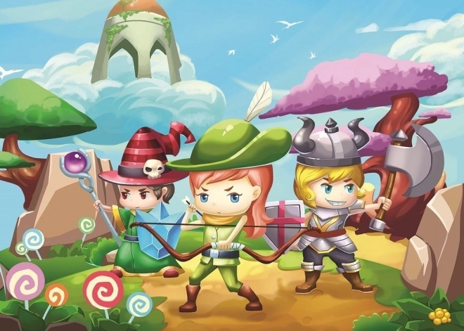 Puzzle Tres pequeños héroes 50 piezas
