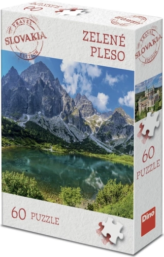 Puzzle Dino edición turística Eslovaquia – Zelené pleso (60 piezas)