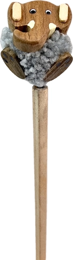 Lápiz de madera con pompón Elefante 2Kids Toys