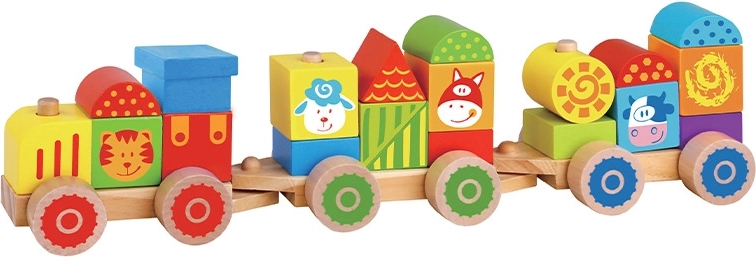 Tren de madera para montar Babu