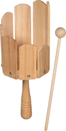 Tambor infantil de juguete de madera maciza
