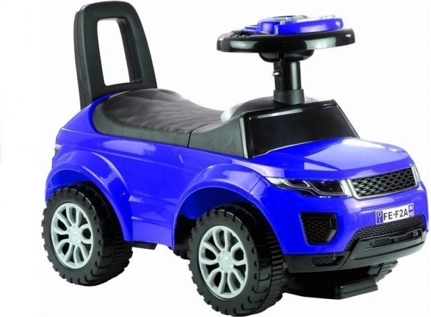 Correpasillos infantil coche con sonidos y luces azul