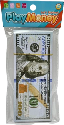 Billetes de papel para jugar