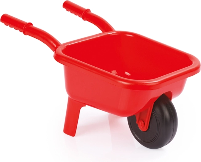 Carretilla de jardín de plástico roja