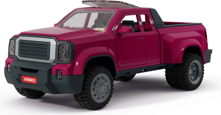 Coche y accesorios para un juego de viaje realista