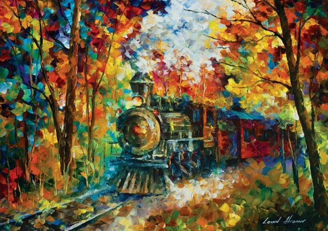 Puzzle Tren de otoño 500 piezas