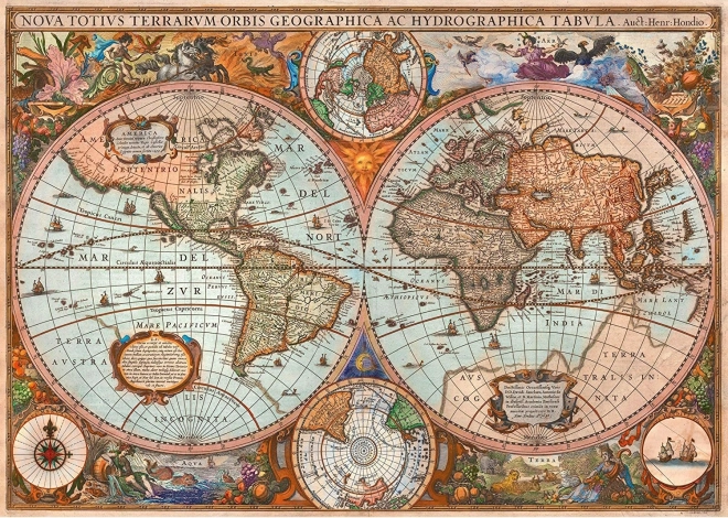 Puzzle mapa histórica del mundo 3000 piezas SCHMIDT