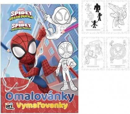 Cuaderno para colorear Spidey y sus increíbles amigos A4