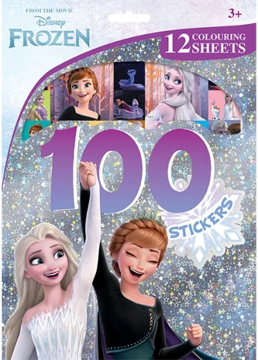 Reino de Hielo: 100 pegatinas y láminas para colorear