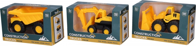 Vehículo de construcción 12 cm – camión volquete, bulldozer, excavadora