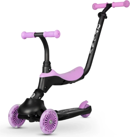 2 en 1: correpasillos con asiento y patinete clásico