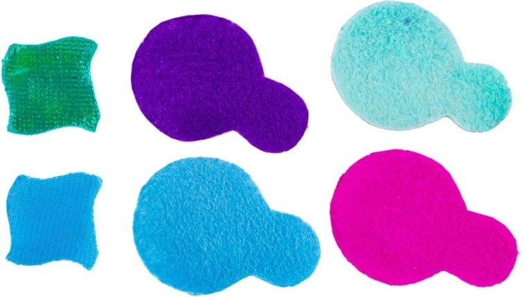 Piezas de colores para un rico efecto 3D