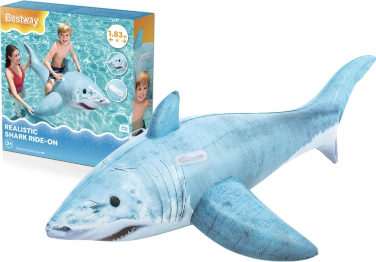 Tiburón hinchable para nadar 183 × 102 cm BESTWAY